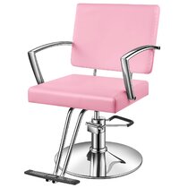 Hot pink salon chairs hot sale